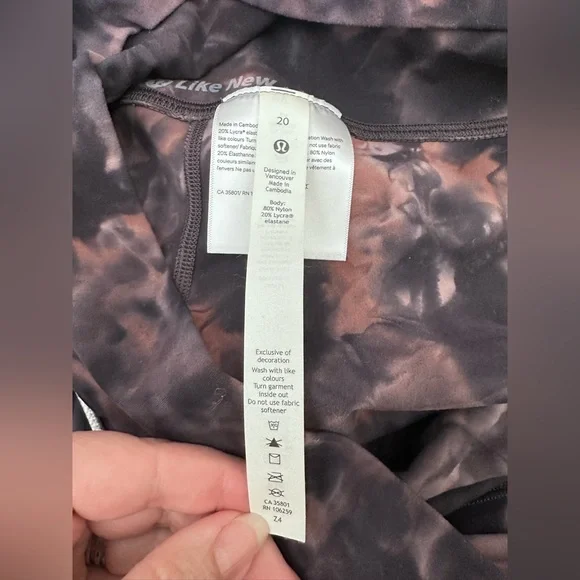 Lululemon Align Pant 25" *Diamond Dye
Diamond Dye Graphite Grey Pink Pastel - Picture 5 of 10